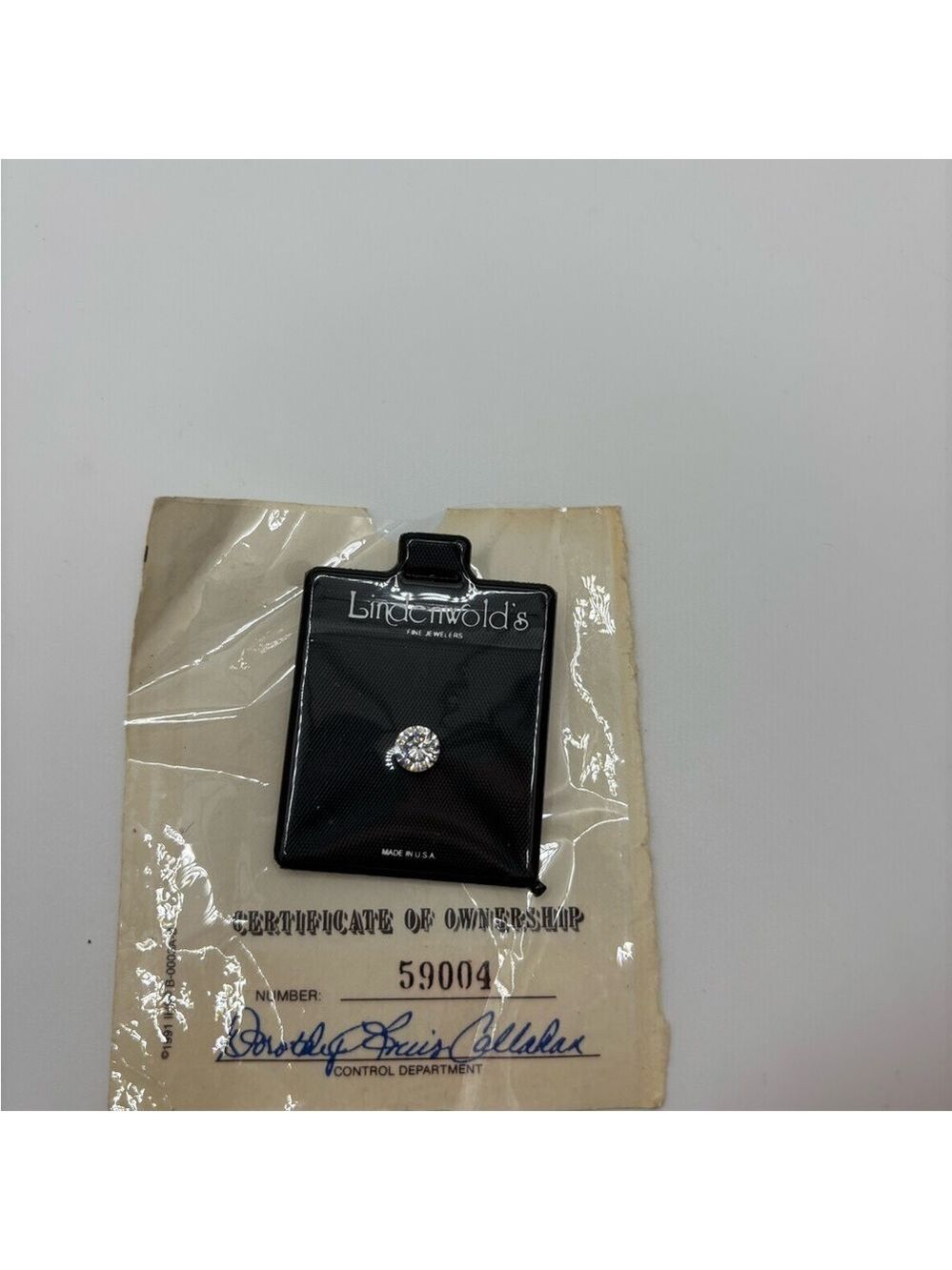 Lindenwold Fine Jewelry 1 Carat Cubic Zirconia - Picture 2 of 4